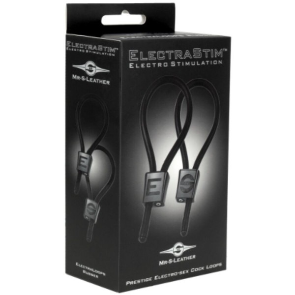 ELECTRASTIM - PRESTIGE ELECTRA LOOPS ANNEAUX PÉNIENS RÉGLABLES NOIRS ELECTRASTIM