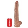 KING COCK PÉNIS RÉALISTE AVEC TESTICULES 35,6 CM KING COCK