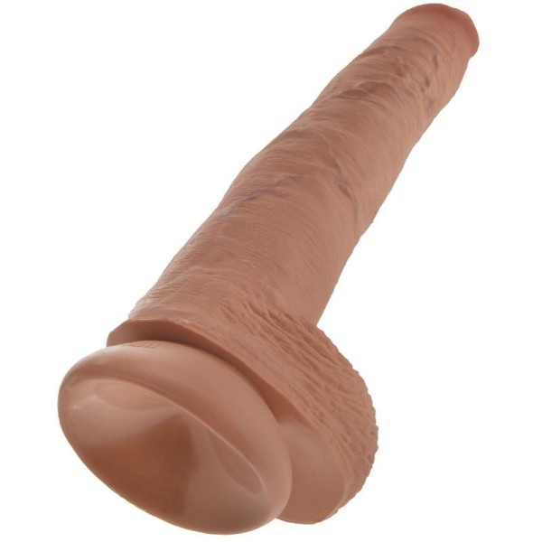 KING COCK PÉNIS RÉALISTE AVEC TESTICULES 35,6 CM KING COCK