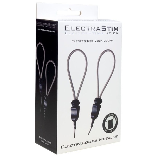 ELECTRASTIM - ELECTRALOOPS E-STIM ANNEAUX PÉNIS MÉTALLIQUES RÉGLABLES ELECTRASTIM
