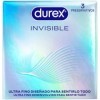 DUREX - INVISIBLE ULTRA MINCE 3 UNITÉS DUREX CONDOMS - Boîtes de 3