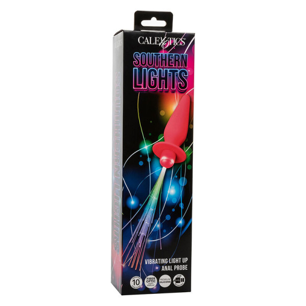 Plug Anal Lumineux Rose - 10 Vibrations - Livraison Discrète | CALEXOTICS