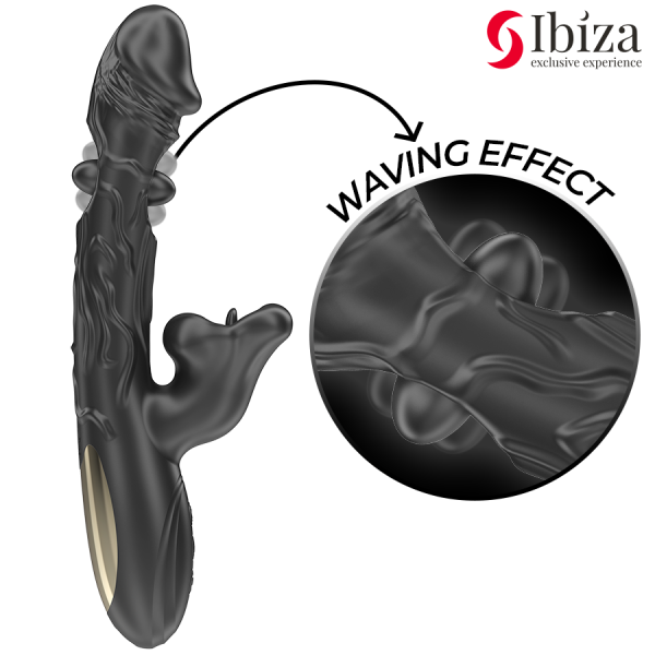 IBIZA - VIBRATEUR ET STIMULATEUR DE CLITORIS AVEC EFFET DE MORDRE ET DE ROTATION IBIZA TECHNOLOGY