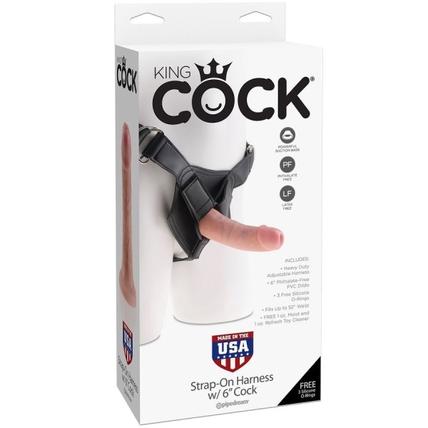 KING COCK ARNES CON PENE REALISTA 15,20 CM KING COCK