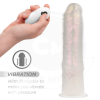 COCK MILLER - DILDO COM VENTOSA, LUZES E VIBRAÇÕES COM CONTROLE REMOTO BRANCO 21,5 CM COCK MILLER