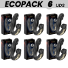 ECOPACKS 6 UNIDADES - VIBRADOR IBIZA ROSA COM EFEITO FLICKING E ESTIMULADOR DE CLITO TECNOLOGIA IBIZA