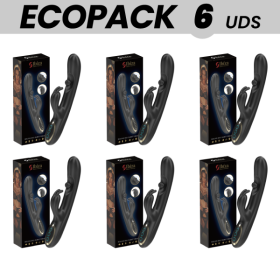 ECOPACKS 6 UNITÉS - VIBRATEUR LAPIN PUISSANT IBIZA AVEC PERLE ROULANTE MASSANTE IBIZA TECHNOLOGY