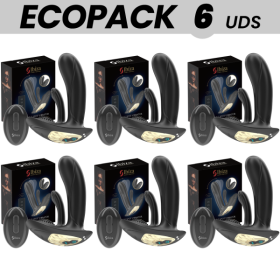 ECOPACKS 6 UNITÉS - VIBRATEUR PORTABLE IBIZA AVEC STIMULATION DU POINT G ET DU CLITORIS AVEC TÉLÉCOMMANDE IBIZA TECHNOLOGY