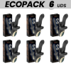 ECOPACKS 6 UNIDADES - IBIZA POTENTE VIBRADOR CON EFECTO EMPUJE Y 