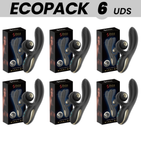 ECOPACKS 6 UNIDADES - VIBRADOR IBIZA TWISTER COM ESTIMULADOR DE CURVA E VIBRO-ROTAÇÃO TECNOLOGIA IBIZA