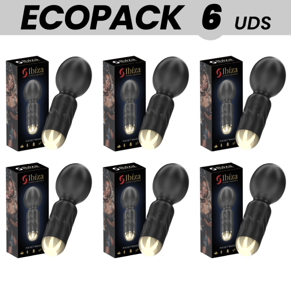 ECOPACKS 6 UNIDADES - VIBRADOR DE BOLSILLO IBIZA TECNOLOGÍA IBIZA