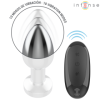 INTENSE - PLUG ANAL 10 VIBRACIONES METÁLICAS CON MANDO A DISTANCI