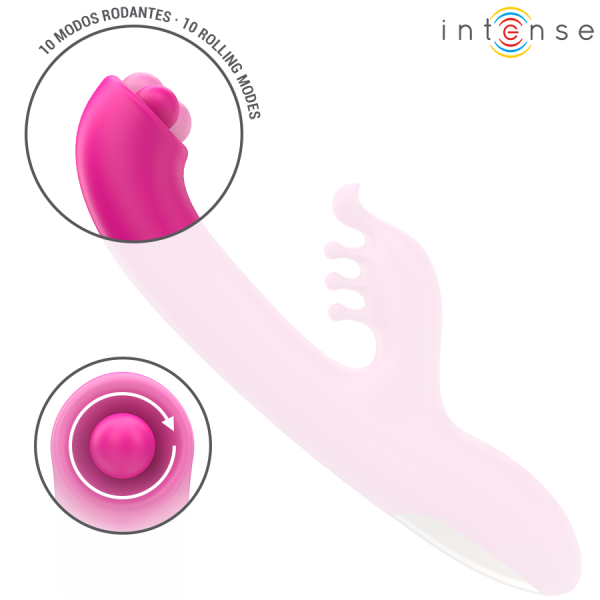 INTENSE - CHRISTINA VIBRADOR CONEJO MULTIFUNCIÓN 22,5 CM ROSA INT