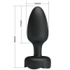 Plug Anal LED Noir 9,8 CM - Qualité Premium & Discrétion Estrella