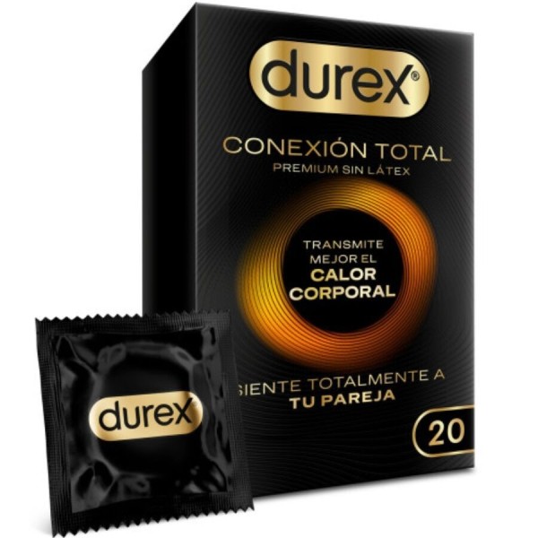DUREX - CONNEXION TOTALE ULTRA FINE PLUS SANS LATEX 20 UNITÉS DUREX CONDOMS