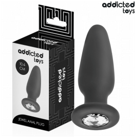 ADDICTED TOYS - PLUG ANAL CON JOYA TAMAÑO M 10,4 CM ADDICTED TOYS