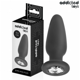 ADDICTED TOYS - PLUG ANAL AVEC BIJOU TAILLE L 12,6 CM ADDICTED TOYS