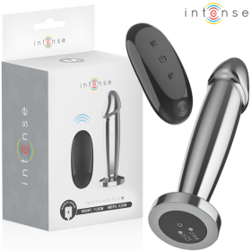 INTENSE - PLUG ANAL 10 VIBRATIONS GODE MÉTALLIQUE AVEC TÉLÉCOMMANDE M INTENSE ANAL TOYS