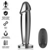 INTENSE - PLUG ANAL 10 VIBRATIONS GODE MÉTALLIQUE AVEC TÉLÉCOMMANDE M INTENSE ANAL TOYS