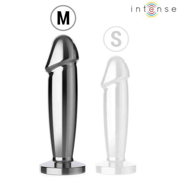 INTENSE - PLUG ANAL 10 VIBRATIONS GODE MÉTALLIQUE AVEC TÉLÉCOMMANDE M INTENSE ANAL TOYS
