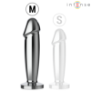 INTENSE - PLUG ANAL 10 VIBRATIONS GODE MÉTALLIQUE AVEC TÉLÉCOMMANDE M INTENSE ANAL TOYS