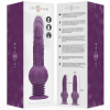 INTENSE - VIBRATEUR MULTIFONCTION TATUM AVEC VIBRATION DE HAUT EN BAS 24 CM VIOLET INTENSE FUN