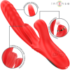 INTENSE - ROSALIA VIBRADOR MULTIFUNCIÓN 3 EN 1 ROJO INTENSE FUN