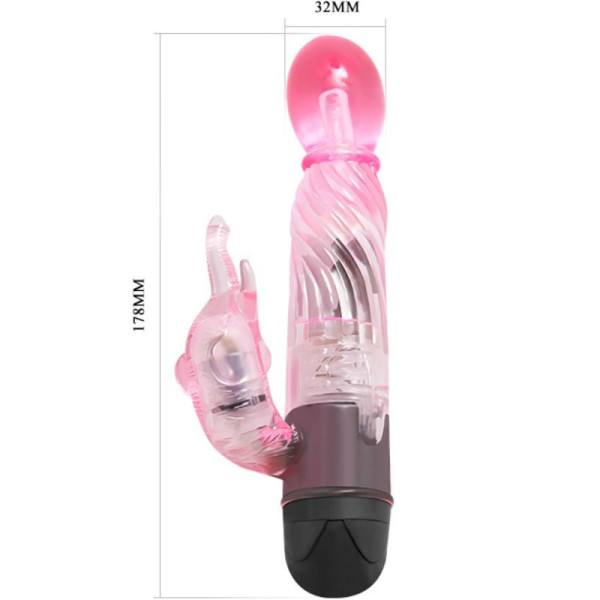 Vibromasseur Rabbit Rose - 10 Modes | Livraison Discrète et Pas Cher