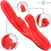 INTENSE - KAROL VIBRATEUR MULTIFONCTION POUSSÉE & STIMULATION & ONDES STIMULANTES ROUGE INTENSE FUN