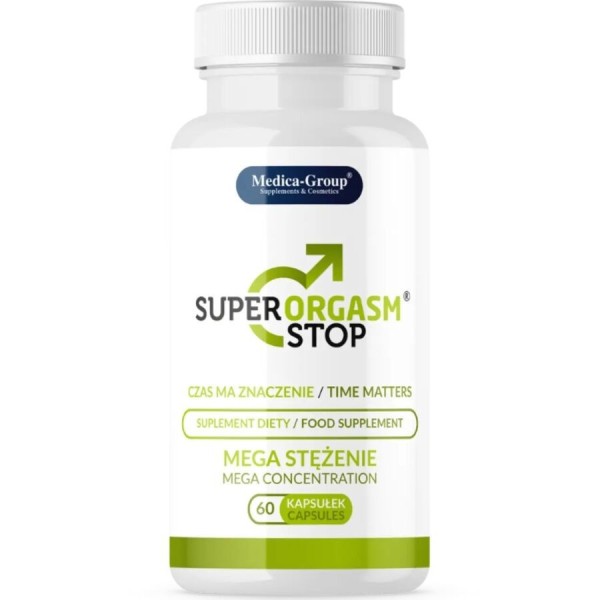MEDICA GROUP - SUPER ORGASMO STOP DELAY PARA HOMBRES 60 CÁPSULAS 