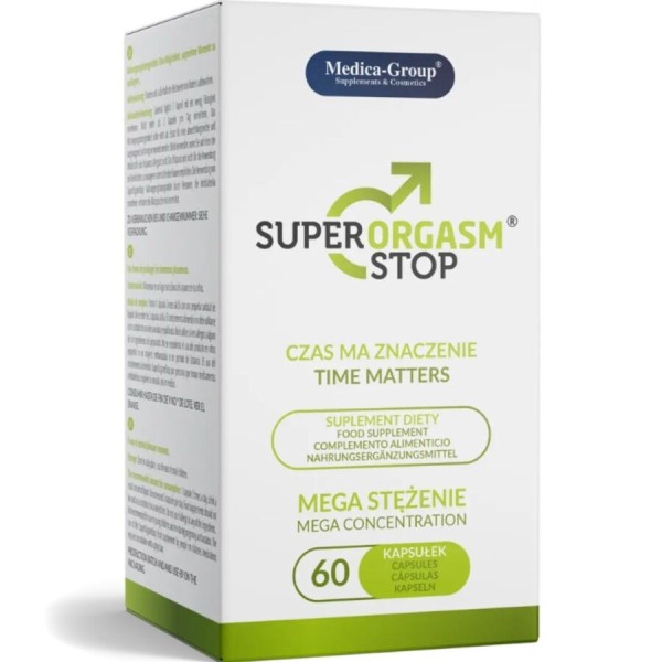 GRUPO MEDICA - SUPER ORGASM STOP DELAY PARA HOMENS 60 CÁPSULAS MEDICA GROUP