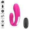 INTENSE - JANET DOUBLE STIMULATEUR ET VIBRATEUR EN U AVEC TÉLÉCOMMANDE ROSE INTENSE COUPLES TOYS