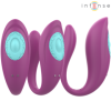 INTENSE - ANNIE VIBRATEUR ET STIMULATEUR EN U VIOLET TÉLÉCOMMANDE INTENSE COUPLES TOYS