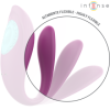 INTENSE - ANNIE VIBRATEUR ET STIMULATEUR EN U VIOLET TÉLÉCOMMANDE INTENSE COUPLES TOYS
