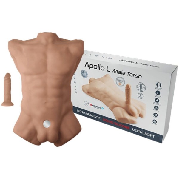 SILEXD - APOLLO L TORSE HOMME RÉALISTE CARAMEL SILEXD