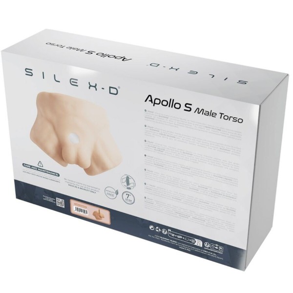 SILEXD - TORSO DO HOMEM REALISTA APOLLO S CARAMELO SILEXD