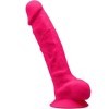 SILEXD - MODÈLE 1 PÉNIS RÉALISTE PREMIUM SILEXPAN SILICONE FUCHSIA 23 CM SILEXD