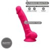 SILEXD - MODÈLE 1 PÉNIS RÉALISTE PREMIUM SILEXPAN SILICONE FUCHSIA 17.5 CM SILEXD