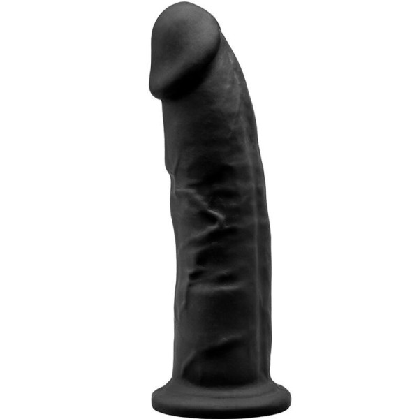 SILEXD - MODÈLE 2 PÉNIS RÉALISTE PREMIUM SILEXPAN SILICONE NOIR 23 CM SILEXD