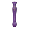 ZALO Reine G-Spot Puls Wave Vibe Violet - Qualité Premium, Livraison Discrète