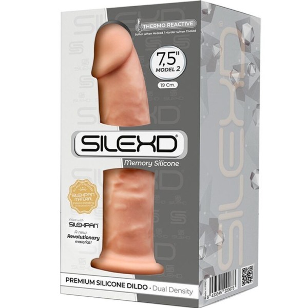 SILEXD - MODÈLE 2 PÉNIS RÉALISTE PREMIUM SILEXPAN SILICONE 19 CM SILEXD