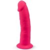 SILEXD - MODÈLE 2 PÉNIS RÉALISTE PREMIUM SILEXPAN SILICONE FUCHSIA 19.2 CM SILEXD