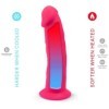 SILEXD - MODÈLE 2 PÉNIS RÉALISTE PREMIUM SILEXPAN SILICONE FUCHSIA 19.2 CM SILEXD