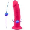 SILEXD - MODÈLE 2 PÉNIS RÉALISTE PREMIUM SILEXPAN SILICONE FUCHSIA 19.2 CM SILEXD