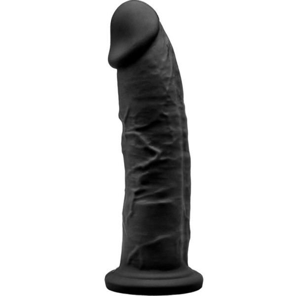 SILEXD - MODÈLE 2 PÉNIS RÉALISTE PREMIUM SILEXPAN SILICONE NOIR 19 CM SILEXD