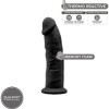 SILEXD - MODÈLE 2 PÉNIS RÉALISTE PREMIUM SILEXPAN SILICONE NOIR 15 CM SILEXD