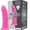 SILEXD - MODÈLE 2 PÉNIS RÉALISTE PREMIUM SILEXPAN SILICONE FLUORESCENT ROSE 15 CM SILEXD