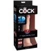 KING COCK - DILDO TRIPLE DENSIDAD 18 CM KING COCK PLUS - Penes re