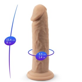 SILEXD - MODÈLE DE PÉNIS RÉALISTE 2 SILICONE THERMOREACTIF 15,4 CM SILEXD