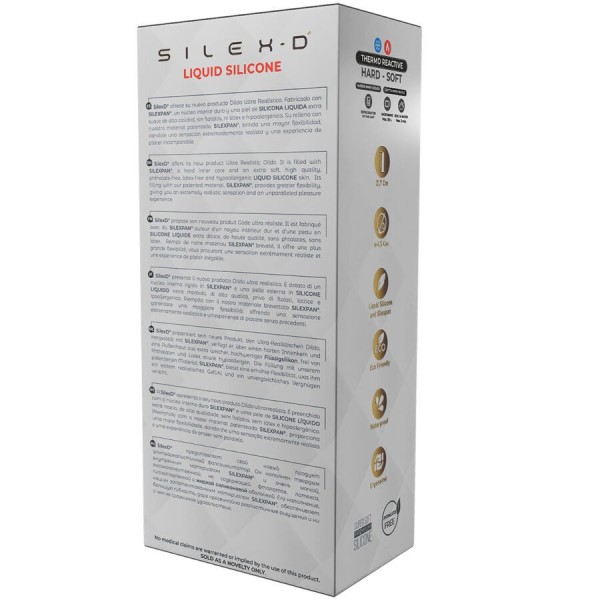 SILEXD - MODÈLE DE PÉNIS RÉALISTE 9 SILICONE LIQUIDE 22,8 CM SILEXD